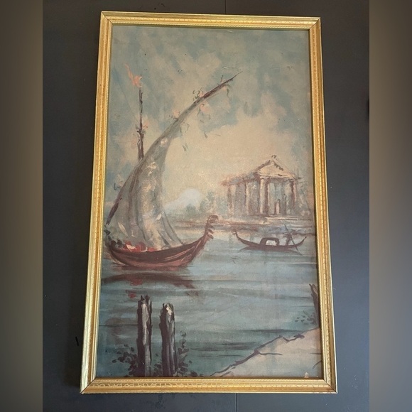 2 Framed sailboat prints​
